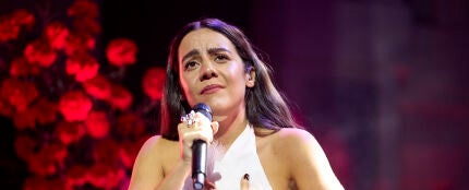 Valeria Castro en el concierto de los Latin Grammy en Sevilla