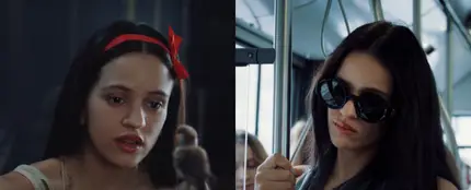 Los looks de Rosalía en 'Berghain': del vestido Blancanieves a los tacones con rosario Los looks de Rosalía en 'Berghain': del vestido Blancanieves a los tacones con rosario