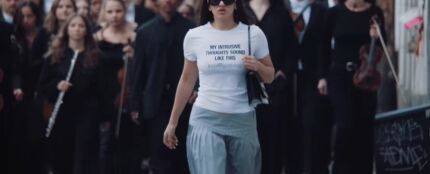 Rosalía en el adelanto de 'Berghain' para redes sociales Rosalía en el adelanto de 'Berghain' para redes sociales