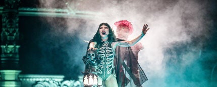 Lady Gaga en concierto con su 'The Mayhem Ball tour'