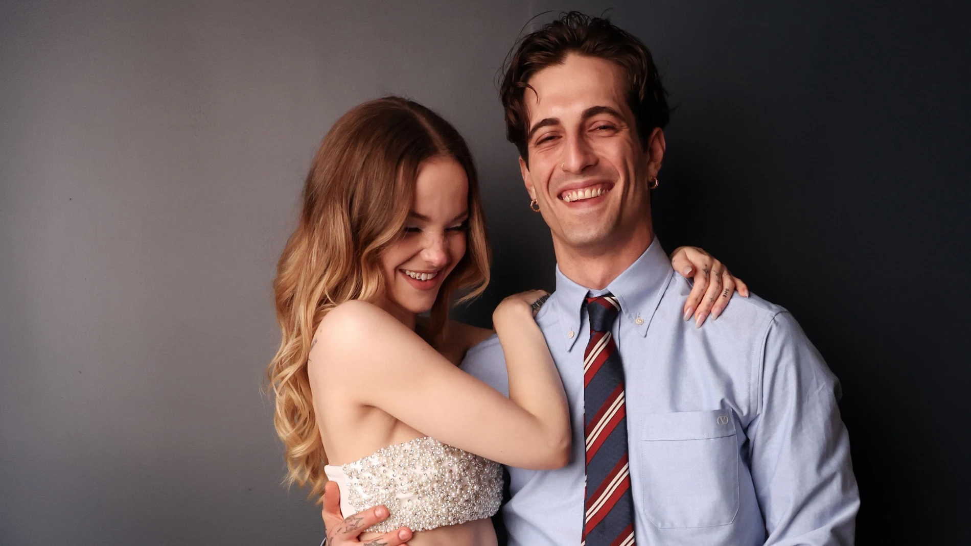 Dove Cameron y Damiano David, en una imagen de febrero de 2025. Dove Cameron y Damiano David, en una imagen de febrero de 2025.