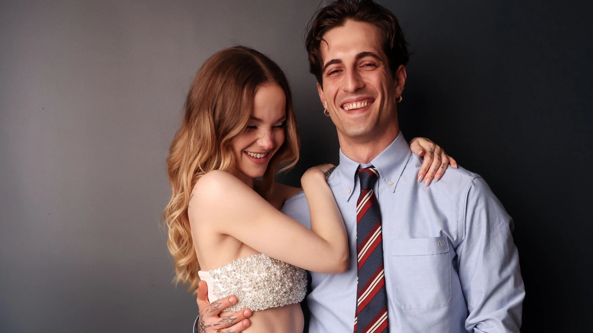 Dove Cameron y Damiano David, en una imagen de febrero de 2025. Dove Cameron y Damiano David, en una imagen de febrero de 2025.