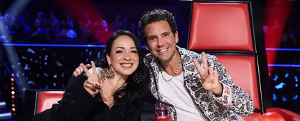 Carla Morrison y Mika, en La Voz 2025 Carla Morrison y Mika, en La Voz 2025