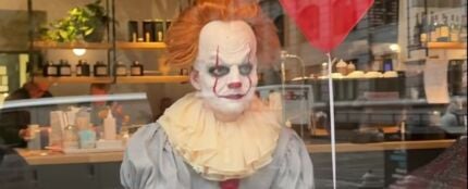 Ed Sheeran, disfrazado de Pennywise por Halloween Ed Sheeran, disfrazado de Pennywise por Halloween