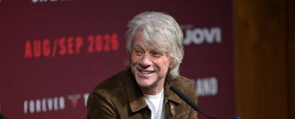 Jon Bon Jovi en la rueda de prensa sobre su nueva gira