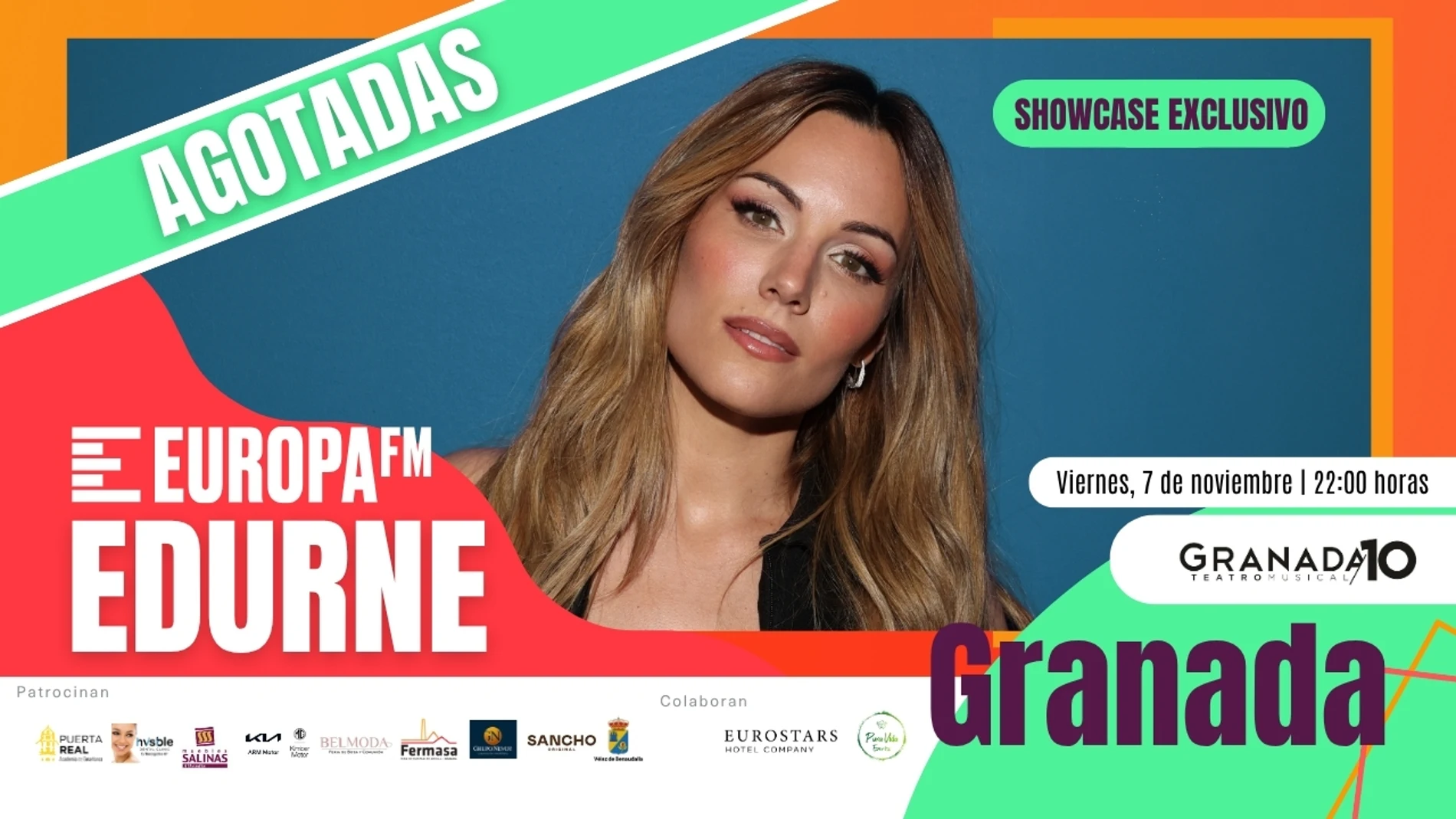 Agotadas las invitaciones para el showcase de Edurne en Granada con Europa FM Agotadas las invitaciones para el showcase de Edurne en Granada con Europa FM