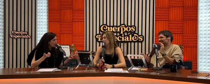 Espido Freire con Eva Soriano y Nacho García Espido Freire con Eva Soriano y Nacho García