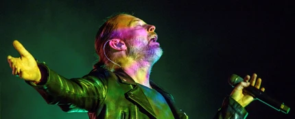 Radiohead durante su concierto en Madrid Radiohead durante su concierto en Madrid