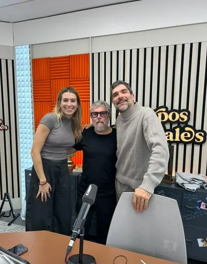 Iván Ferreiro con Eva Soriano y Nacho García Iván Ferreiro con Eva Soriano y Nacho García