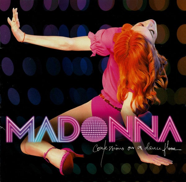 Madonna, en la portada del disco 'Confessions on a Dance Floor' (2005). Madonna, en la portada del disco 'Confessions on a Dance Floor' (2005).
