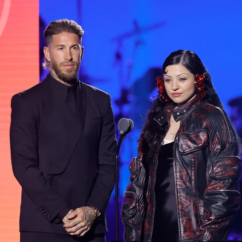 Sergio Ramos y Mon Laferte, en los Latin Grammy 2023. Sergio Ramos y Mon Laferte, en los Latin Grammy 2023.