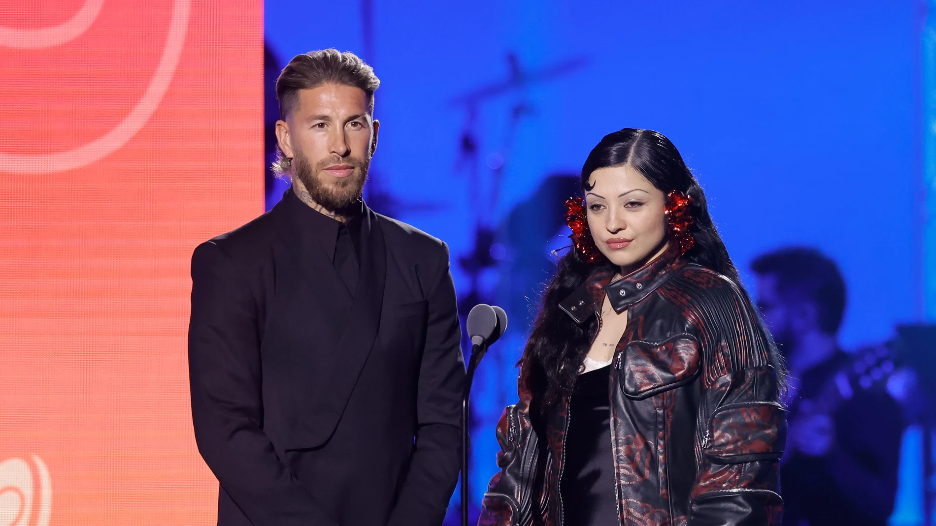 Sergio Ramos y Mon Laferte, en los Latin Grammy 2023. Sergio Ramos y Mon Laferte, en los Latin Grammy 2023.