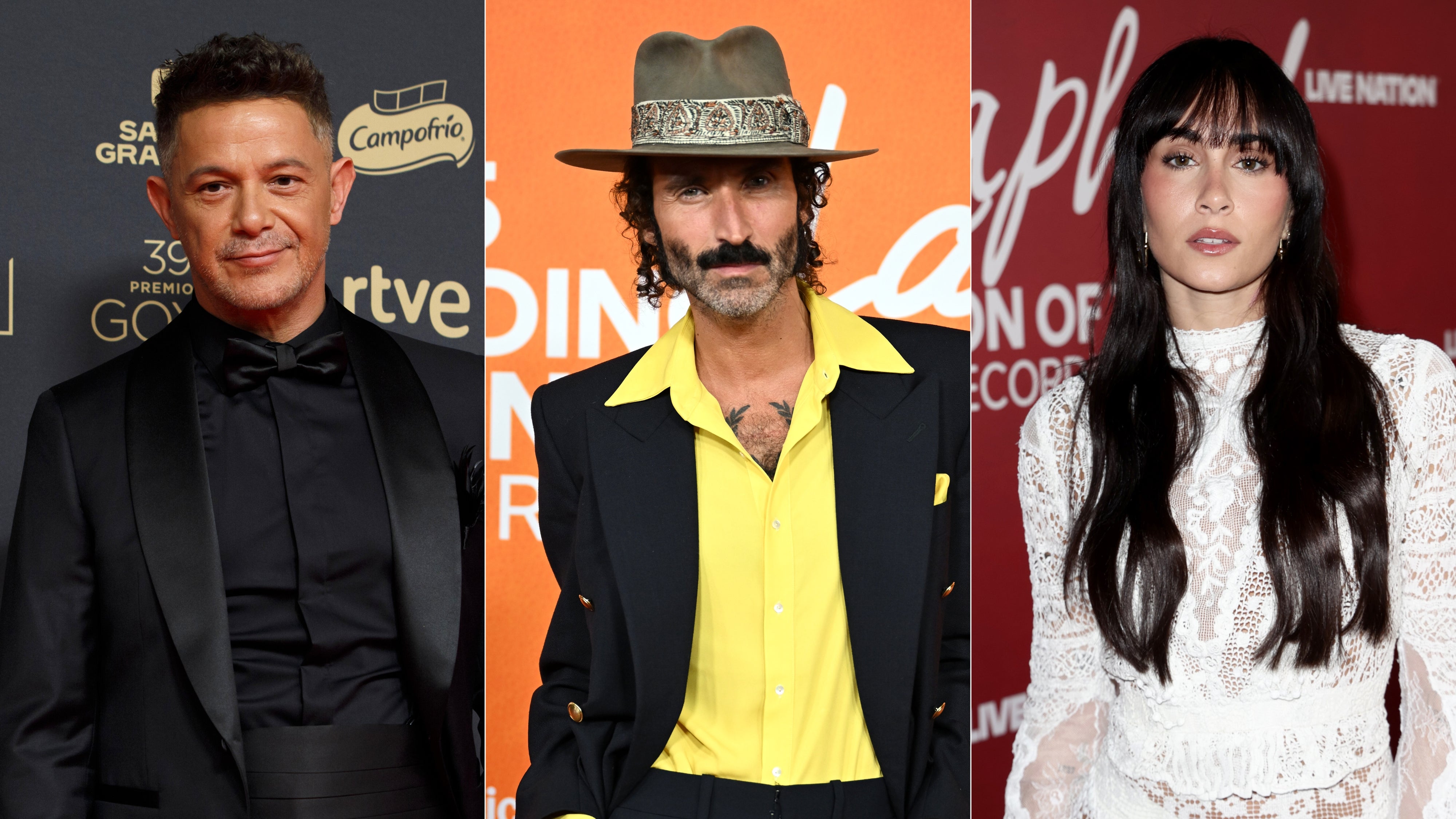 Alejandro Sanz, Leiva y Aitana Alejandro Sanz, Leiva y Aitana