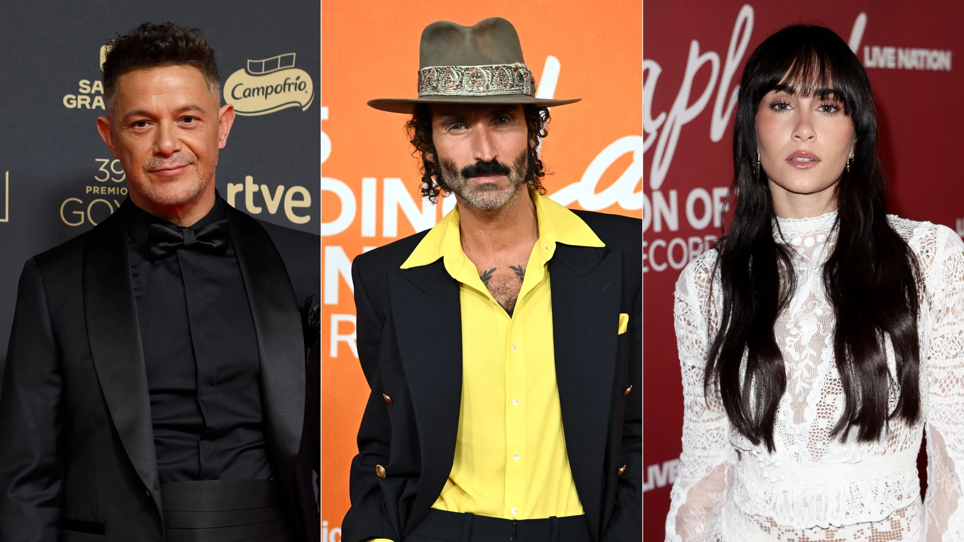 Alejandro Sanz, Leiva y Aitana Alejandro Sanz, Leiva y Aitana