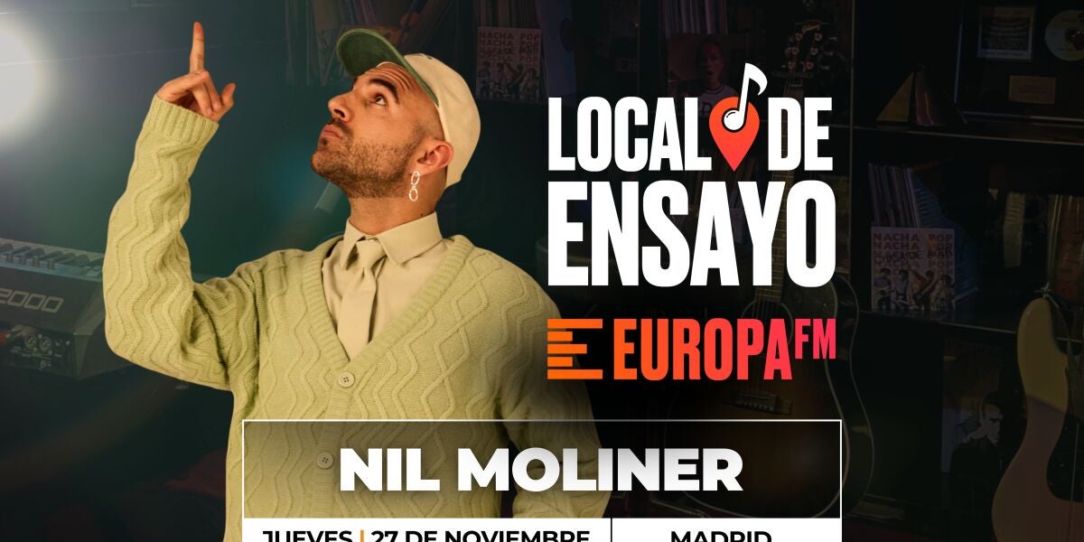 Nil Moliner cumple su promesa y se viene al Local de Ensayo Europa FM