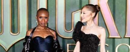 Cynthia Erivo y Ariana grande en la promo de 'Wicked: For good'