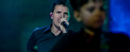 Dani Martín con Oli en el Movistar Arena de Madrid Dani Martín con Oli en el Movistar Arena de Madrid