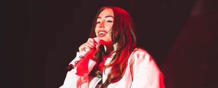 Nicki Nicole durante su concierto en Madrid en 2024 Nicki Nicole durante su concierto en Madrid en 2024