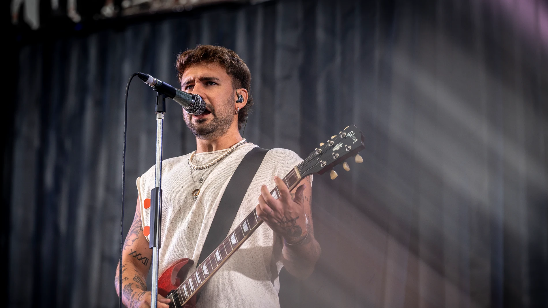 Dani Fernández durante el Morriña Festival 2024 Dani Fernández durante el Morriña Festival 2024