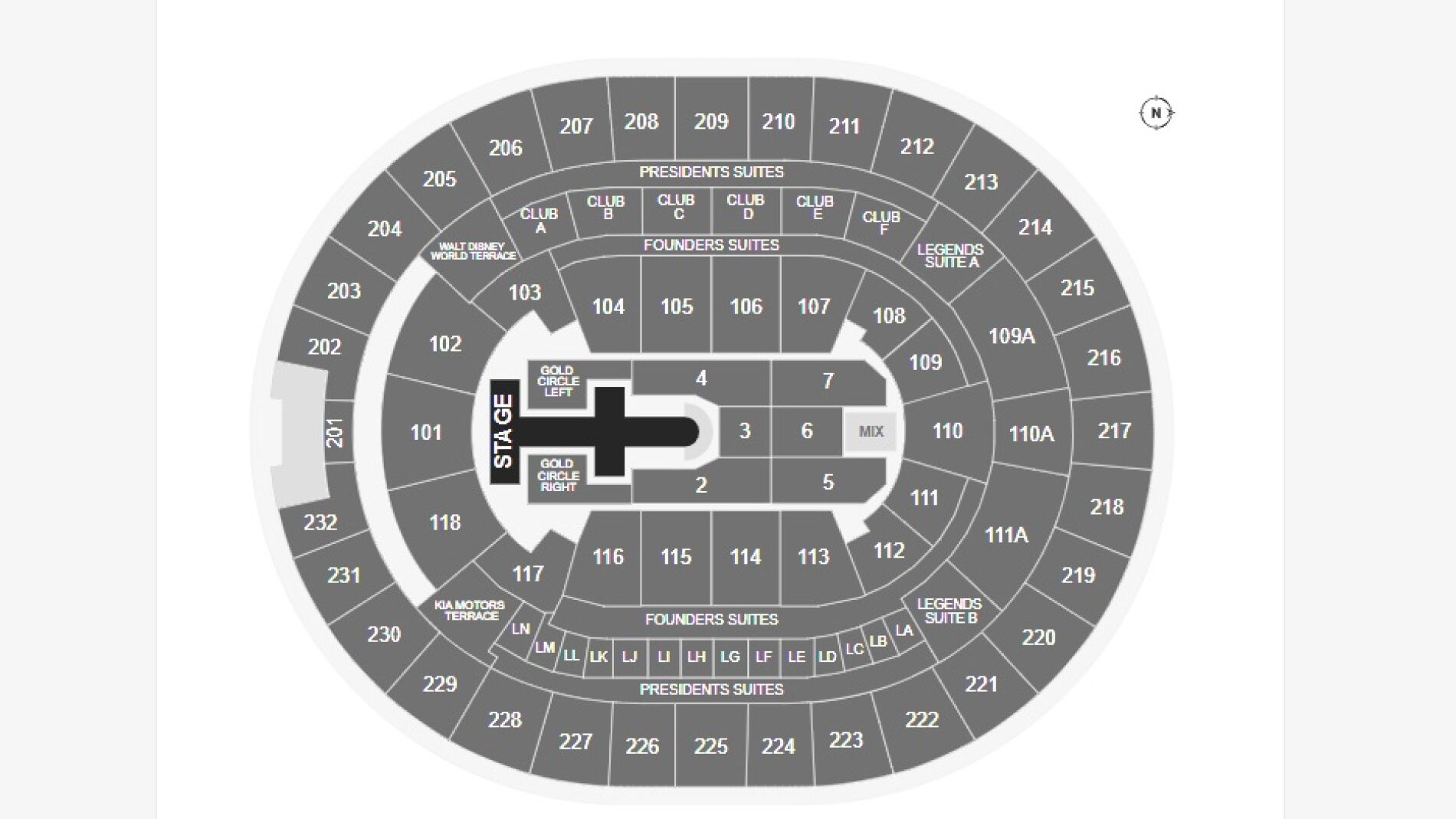 Escenario del 'LUX Tour 2026'