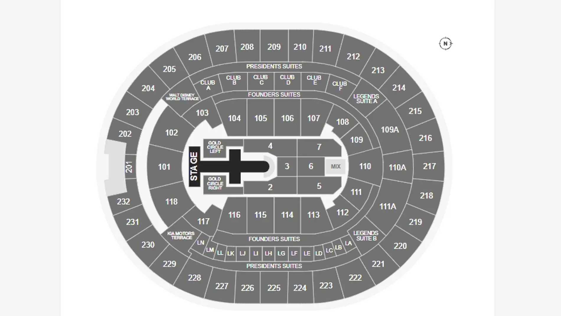 Escenario del 'LUX Tour 2026' Escenario del 'LUX Tour 2026'