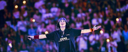 Billie Eilish actuando en el The O2 Arena Billie Eilish actuando en el The O2 Arena