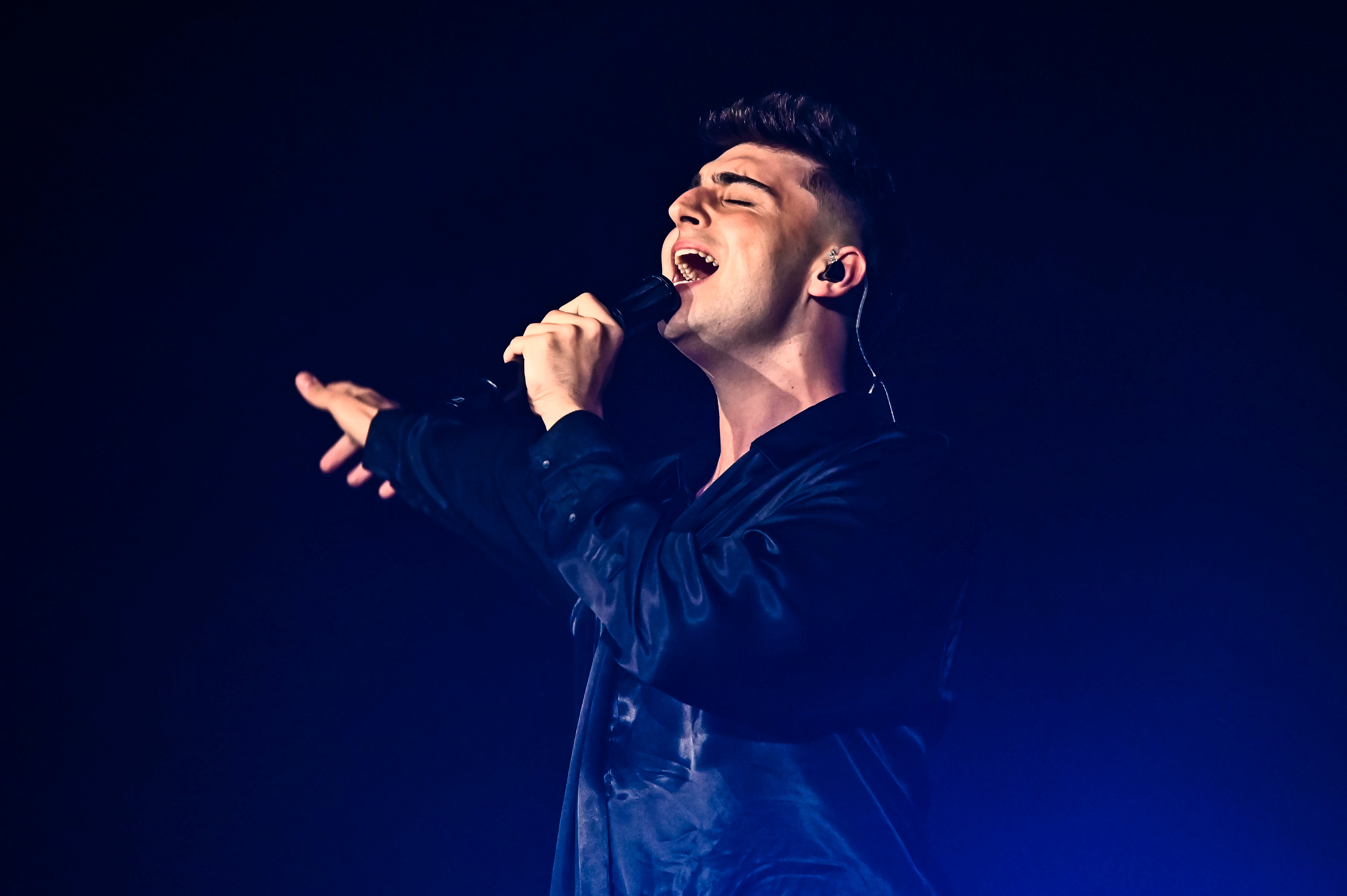 Juanjo Bona, en el Teatro Albéniz de Madrid. Juanjo Bona, en el Teatro Albéniz de Madrid.