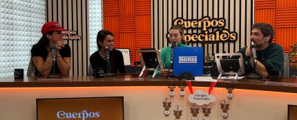 Marlena con Eva Soriano y Nacho Garc&iacute;a en Cuerpos esepciales