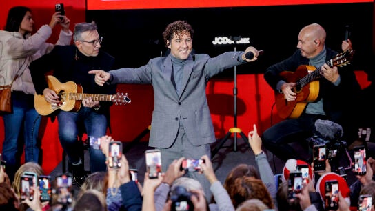 David Bisbal, en la estaci&oacute;n Puerta del Sol del metro de Madrid