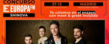Europa FM te cuela en el ensayo de Shinova, con meet & greet incluido Europa FM te cuela en el ensayo de Shinova, con meet & greet incluido