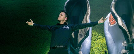 Dani Mart&iacute;n durante uno de sus conciertos en el Movistar Arena de Madrid