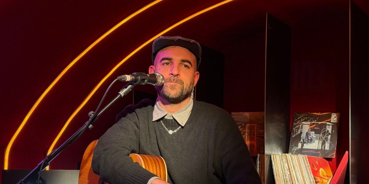 Nil Moliner, en el Local de Ensayo Europa FM