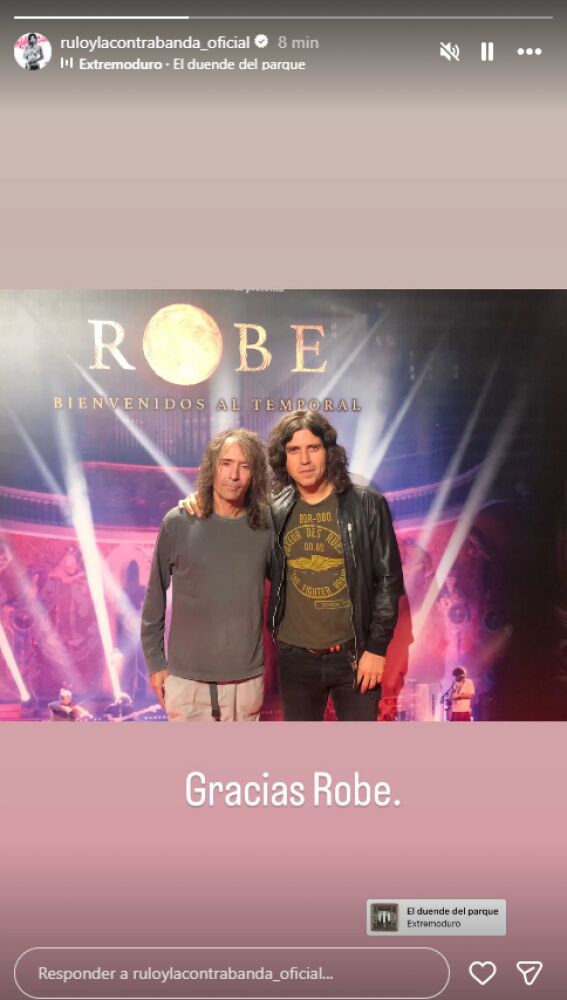  El mensaje de Rulo a Robe Iniesta