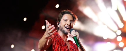 Manuel Carrasco durante el 'Salvaje Tour' en Barcelona Manuel Carrasco durante el 'Salvaje Tour' en Barcelona