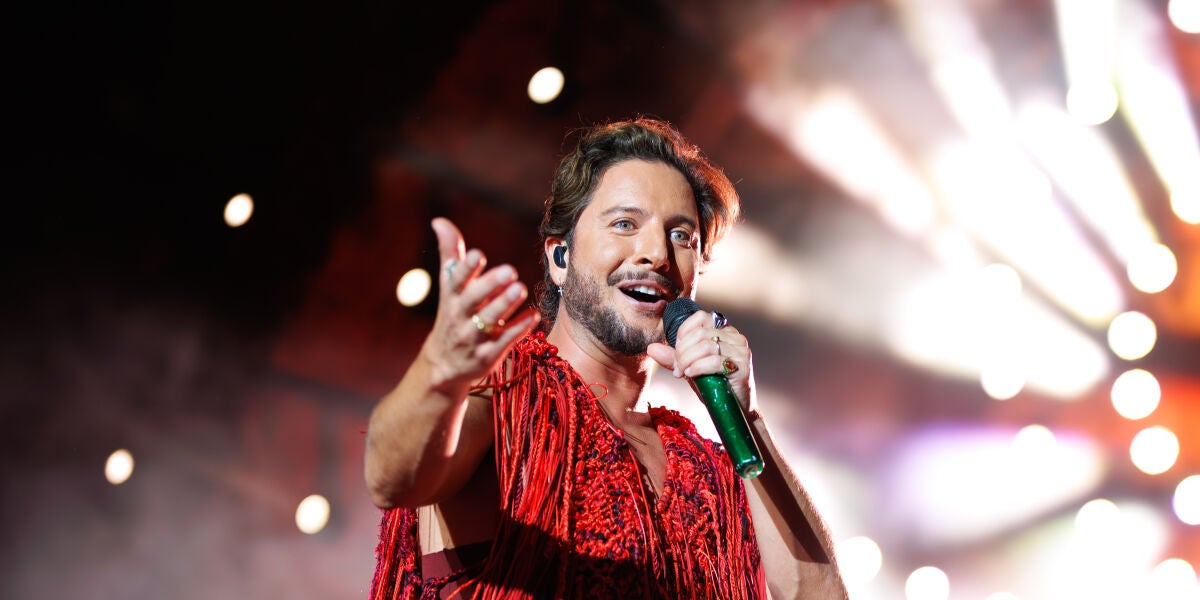 Manuel Carrasco durante el 'Salvaje Tour' en Barcelona