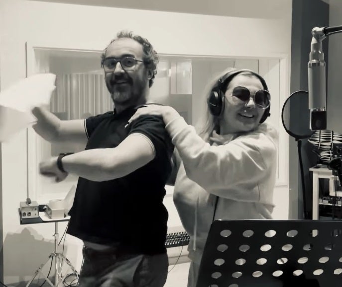 Xabi San Martín y Amaia Montero Xabi San Martín y Amaia Montero