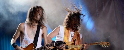 Robe Iniesta e Inaki 'Uoho' Antón, de Extremoduro, en 2014 Robe Iniesta e Inaki 'Uoho' Antón, de Extremoduro, en 2014