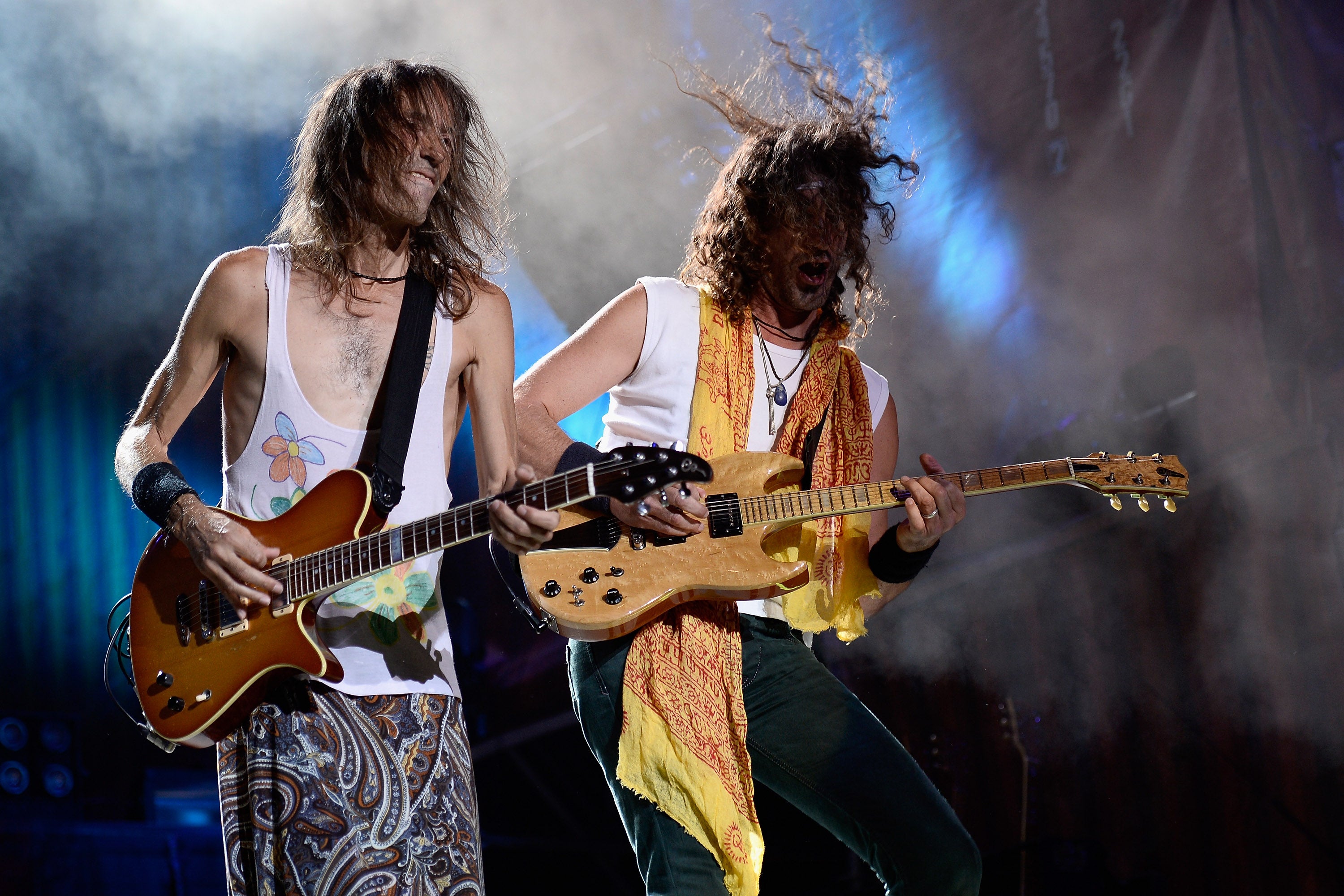 Robe Iniesta e Inaki 'Uoho' Antón, de Extremoduro, en 2014 Robe Iniesta e Inaki 'Uoho' Antón, de Extremoduro, en 2014