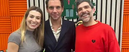 Mika, con Eva Soriano y Nacho García en Cuerpos especiales Mika, con Eva Soriano y Nacho García en Cuerpos especiales