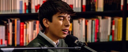 Gonzalo Pinillos durante un evento de presentaci&oacute;n