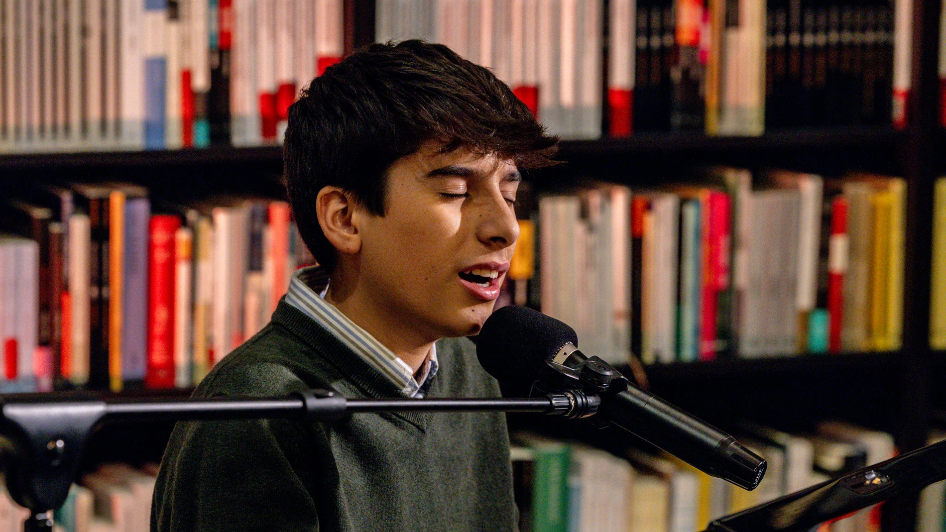 Gonzalo Pinillos durante un evento de presentación Gonzalo Pinillos durante un evento de presentación