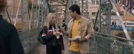 Ana Mena y Óscar Casas en el trailer de 'Ídolos' Ana Mena y Óscar Casas en el trailer de 'Ídolos'