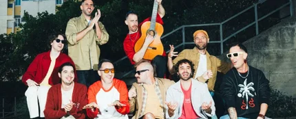 Cartel de anuncio de las primera fechas de La Pegatina Cartel de anuncio de las primera fechas de La Pegatina