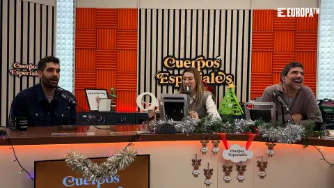 Tamar Novas con Eva Soriano y Nacho García en Cuerpos especiales Tamar Novas con Eva Soriano y Nacho García en Cuerpos especiales