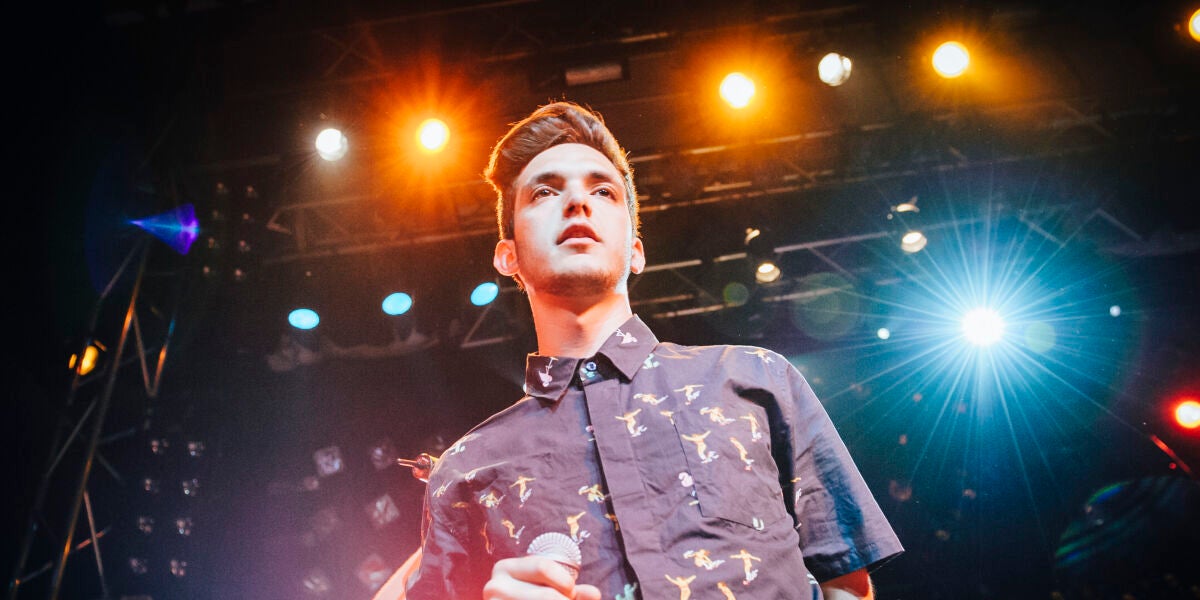 C. Tangana, en un concierto de Agorazein en 2013