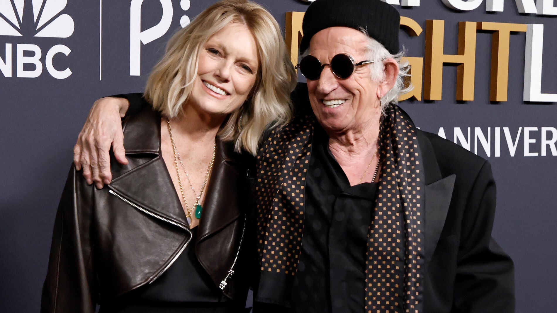 Keith Richards y Patti Hansen , casados desde 1983.