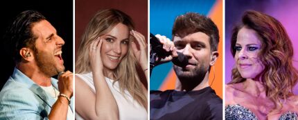 David Bustamante, Edurne, Pablo Albor&aacute;n y Pastora Soler