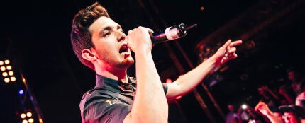 C. Tangana actuando con Agorazein en 2013 en Madrid