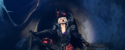 Lady Gaga actuando en 'The Mayhem Ball' en Nueva York