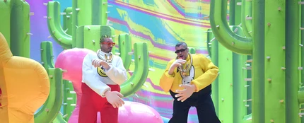 J Balvin y Bad Bunny en 2022 J Balvin y Bad Bunny en 2022